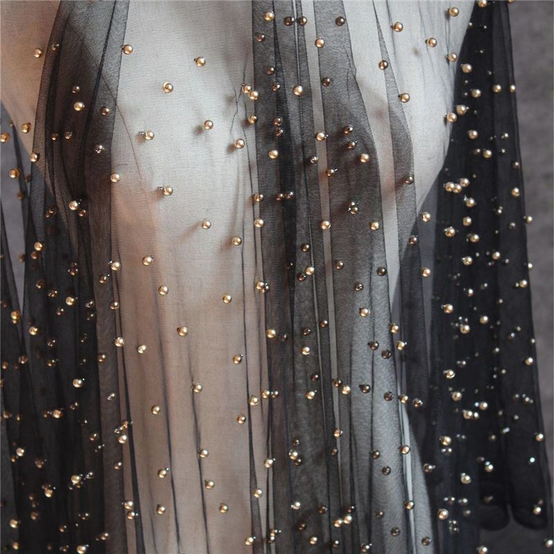 Factory Quality Gold Thread Raindrop Pearl