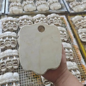 Máscara de Resina de Hombre de Tres Caras, Pintada a Color, para Fiesta de Halloween, Figura de Modelo con Cara de Calavera - Product Image 3