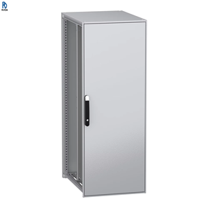 Gabinete de Piso de Acero Galvanizado Nsysfn16680p de 1 Puerta, IP 55, 600 mm, Negro Liso, Gris 800 mm, Panelset Serie Sfn 1600 mm - Product Image 1