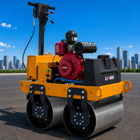 Mini-compacteur routier hydraulique à double tambour pour asphalte