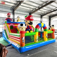 Château Gonflable Sec Personnalisé Direct Usine Grande Maison de Saut Anti-Déchirure Résistante aux UV pour Maternelle, Centre Commercial et Jardin