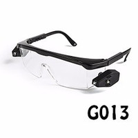 Lunettes de sécurité certifiées CE 166 et Z78.1, nouveau design, haute qualité, avec éclairage LED intégré
