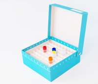 Lab and Medical Laboratory Cardboard Cryogenic Storage Box for Cryovial Tube 25 36 49 50 81 100 Wells