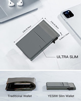 Dompet Kartu RFID Pop Up TILONSTAR TWM116a dengan Kantong Uang, Hadiah Bisnis