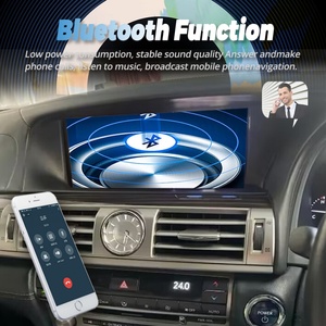 หน้าจอ Qled ขนาด 12.3 นิ้ว เครื่องเล่นวิดีโอมัลติมีเดียในรถยนต์ระบบ Android รองรับ Carplay สำหรับ Lexus Ls600 Ls460 ปี 2013-2017 LS 600 460 เครื่องบันทึกเทป GPS - Product Image 4