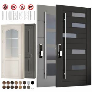 Portes pivotantes extérieures en aluminium moulé selon les normes britanniques, portes d'entrée de luxe pour villa, porte en métal pour entrée de maison, porte principale de sécurité - Product Image 4