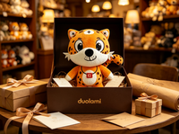 Peluche Léopard Douce et Moelleuse, Poupée Animale pour Cadeau Promotionnel, Peluche Personnalisée