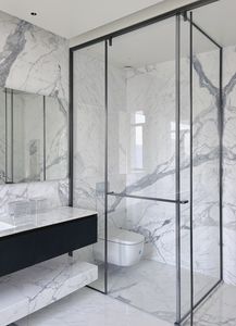 Losas de Mármol Blanco Calacatta Italiano para Fregaderos de Cocina, Encimeras, Muebles de Baño, Pisos, Paredes, Comedor, Sala de Estar, Impermeables - Product Image 5