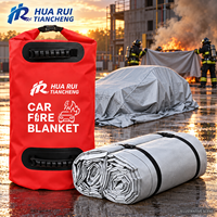 Couverture anti-feu avec sac de rangement robuste pour la sécurité des véhicules électriques