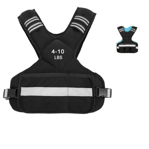 <span class=keywords><strong>Chaleco</strong></span> de pesas ajustable para deportes, equipo de ropa reflectante para correr para nuevos usuarios de <span class=keywords><strong>Amazon</strong></span> - Product Image 1
