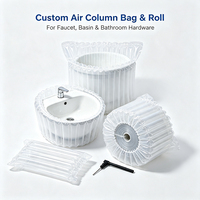Nouveau matériau de protection transparent antichoc en colonne d'air, sac et feuille en rouleau pour l'emballage de produits sanitaires