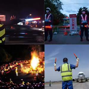 54cm防水ポータブルLED点滅交通警告バトンライト充電式交通バトン - Product Image 6