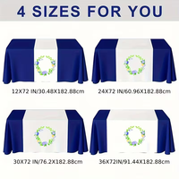 Housses de table personnalisées, nappes personnalisées avec logo, grande housse de table pour fête, tissu polyester lavable en machine
