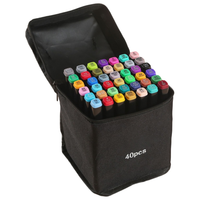 Marqueurs à alcool 30 couleurs Ensemble de marqueurs d'art à double pointe Logo personnalisé Fournitures artistiques polyvalentes pour le dessin, l'esquisse et la peinture