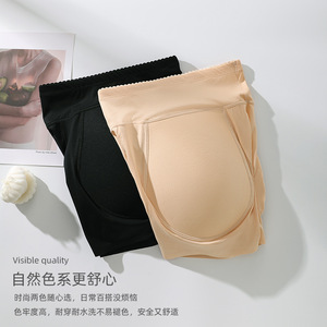 Pantalon <span class=keywords><strong>taille</strong></span> <span class=keywords><strong>haute</strong></span> pour femme avec coussinets épais en mousse à l'entrejambe et sous-vêtement transformateur avec rehausseur de hanche - Product Image 5