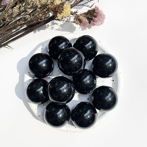 500g 3cm boule de cristal naturel boule d'<span class=keywords><strong>obsidienne</strong></span> noire <span class=keywords><strong>prix</strong></span> des pierres de guérison <span class=keywords><strong>obsidienne</strong></span> noire colorée pour la décoration intérieure - Product Image 6