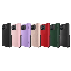 เคสโทรศัพท์ Huanmin Google สำหรับ 9 Pro Fold สำหรับการใช้งานข้ามประเทศ คุณสมบัติเด่น คือขาตั้งด้านข้างแบบพับได้ ผลิตจากหนัง PU - Product Image 5