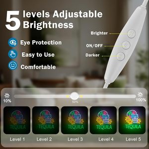Tequila Letreros Neon LED dimmable USB powered ambient <b>light</b> store <b>window</b> decoration <b>light</b> street indicator <b>light</b> Customized 5V - Product Image 3