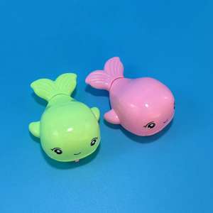 Juguete de delfín de 7.6cm con mecanismo de retroceso, lindo modelo de animal de juguete, 1 yuan, juguete infantil de vendedor callejero, venta al por mayor. - Product Image 1
