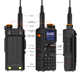 Walkie Talkie Baofeng K5 Plus 10W VHF UHF Banda Aérea Receptor Transmisor Tono 1750 PTT Radioaficionado FM de Largo Alcance - Product Image 5