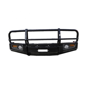 New OEM Custom Offroad Polished Steel Front Bumper Kit for <strong>LC80</strong> FJ Cruiser - Product Image 2