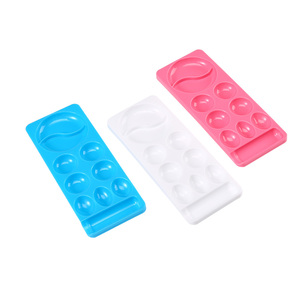 9 Compartment Strip <b>Nail</b> Art Paint Mixing Tray Plastic DIY Palette for Acrylic Gel Polish Drawing - Product Image 2