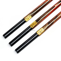 Meilleure vente 3/4 queue de billard et de billard en bois de frêne incrusté à la main Stock en gros disponible