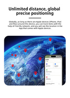Traceur GPS GUNK S4, localisateur, chercheur d'objets, traqueur intelligent de type AirTag, certifié CE ROHS