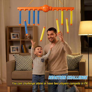 Juego de Habilidad Reflexual con Palitos que Caen, Juego de Coordinación Mano-Ojo y Entrenamiento de Tiempo de Reacción, Juguete <span class=keywords><strong>para</strong></span> Niños y <span class=keywords><strong>Adultos</strong></span> - Product Image 6