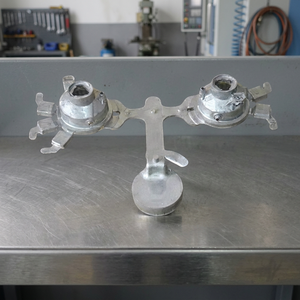 Componente de Aluminio Fundido a Presión con Superficie Granallada, Tamaño Personalizado - Product Image 2
