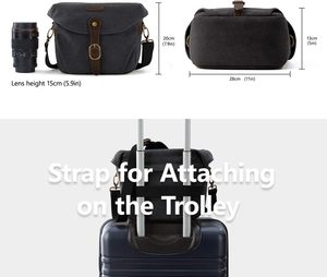 Sac de taille pour appareil photo étanche, léger et durable, portable, grande capacité, pour la randonnée et les voyages, avec logo - Product Image 4