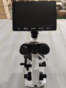 <span class=keywords><strong>Microscope</strong></span> trinoculaire avec écran numérique intelligent de 7 pouces peut prendre des photos et des vidéos et se connecter à l'ordinateur - Product Image 2