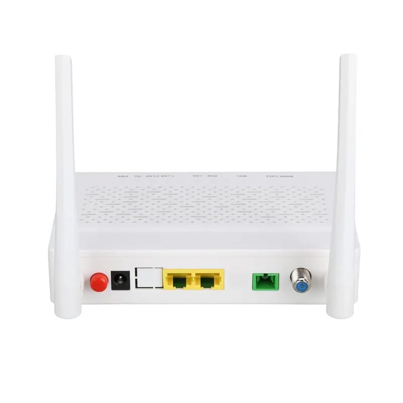 WIFI 1GE1FE + CATV de fibra para el hogar, 2RJ45 + WIFI GPON XPON ONU, Compatible con zte y huawei, venta al por mayor, nuevo