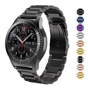 Correa de acero inoxidable de 20mm y 22mm para Samsung Galaxy Watch 7/6/5 <span class=keywords><strong>Pro</strong></span>/4/<span class=keywords><strong>Classic</strong></span> Metal Link Bracelet para <span class=keywords><strong>Huawei</strong></span> <span class=keywords><strong>GT3</strong></span> 4Pro Amazfit - Product Image 4