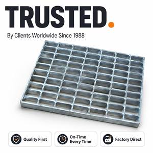 Griglia <span class=keywords><strong>in</strong></span> Acciaio XBY Design Moderno 30x50, Resistente Rete Metallica per Pavimentazione di Passaggi Pedonali - Product Image 1