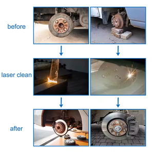 Alta Potência 1500w 3000w Handheld Máquina De Limpeza A Laser Tinta A Óleo De Metal Remoção De Ferrugem Limpador A Laser De Pedra Inoxidável Reparação Do Carro