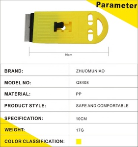 Dụng Cụ Cạo Vệ Sinh Nhựa Tường Kính Cửa Sổ Tiện Dụng Có Thể Thu Gọn Dao Nhà Bếp - Product Image 4