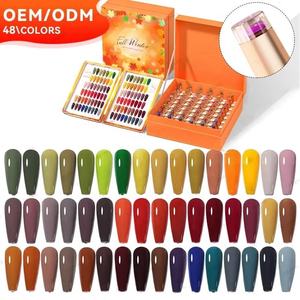 Esmalte de Uñas en Gel de 15 ml de Marca Privada, 48 Colores Macaron, 0.5 oz, UV <span class=keywords><strong>Semipermanente</strong></span>, Juego de Esmalte de Uñas en Gel con Capa Base y Superior UV LED - Product Image 5