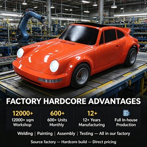 รถโกคาร์ทดริฟท์ไฟฟ้า 964 รุ่น 72V ความเร็ว 80 กม./ชม. ระยะทางวิ่ง 100 กม. สไตล์เรโทรสำหรับผู้ใหญ่ รถแข่งโกคาร์ท  รับทำสีโลโก้ตามสั่ง โรงงานผลิตแบบ OEM - Product Image 6