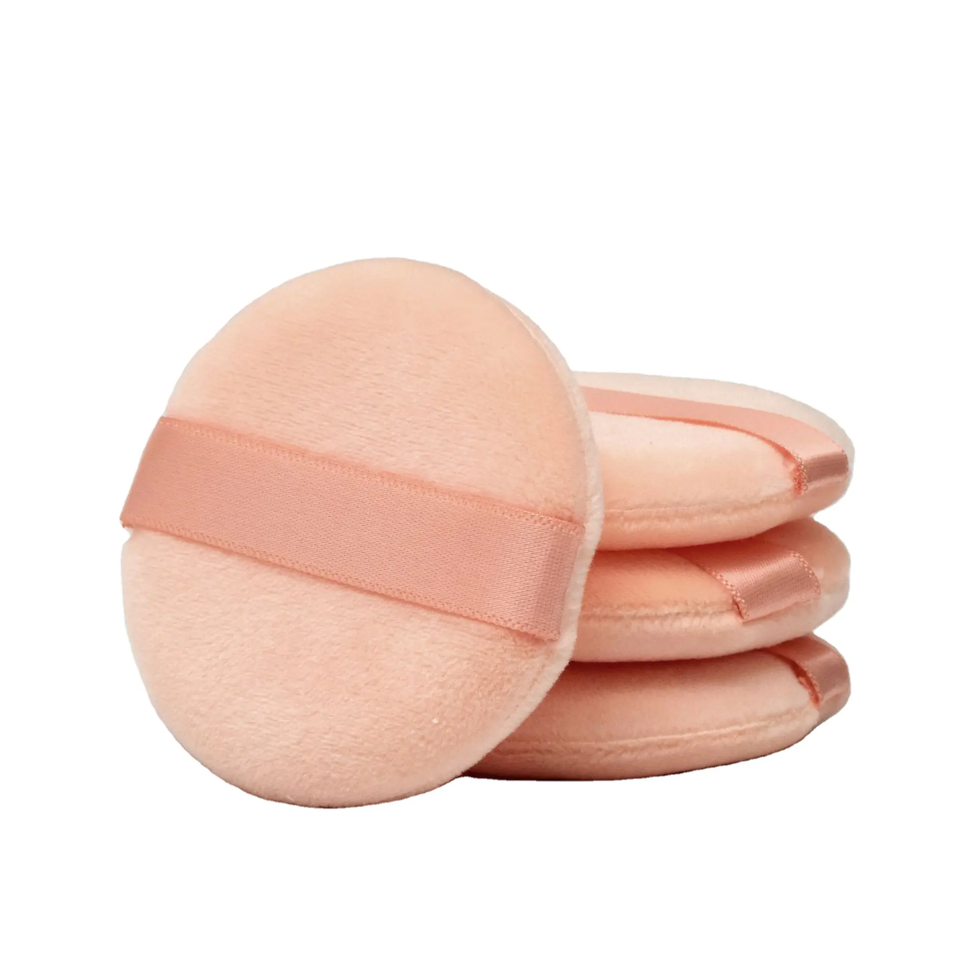 Wholesale Soft Air cushion Lager Makeup Puff Powder Cotton Round Makeup Sponge Cosmetic Puff Wet Dry Use
