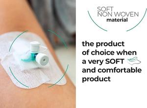 6x8cm sekali pakai perekat dialisis cateter Island Non-woven perban luka untuk tabung memperbaiki perekat <span class=keywords><strong>IV</strong></span> berpakaian - Product Image 4