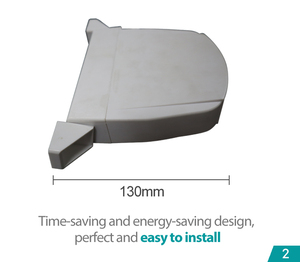 Nuevo blanco Manual cordón retráctil <span class=keywords><strong>de</strong></span> obturador Correa bobina - Product Image 3