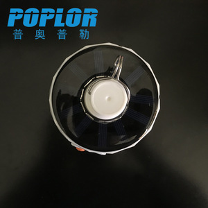 หลอดไฟ LED พลังงานแสงอาทิตย์ Poplor 100W IP54 สำหรับภายนอกอาคาร 5000K แสงเดย์ไลท์ ชาร์จผ่าน USB - Product Image 5