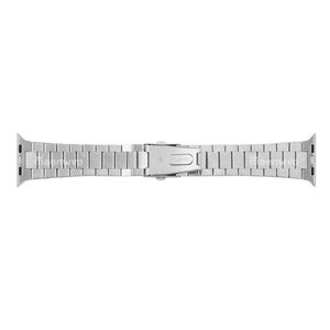Adjustable 20mm Stainless Steel Luxury Watchband with Butterfly Clasp for Watch 20cm - Product Image 2