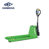 Nouvelle transpalette électrique Hangcha CBD15-WS avec batterie lithium-ion, capacité 1500 kg, longueur de la fourche 1150 mm, pneus en polyuréthane, type Walkie