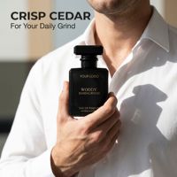 Spray de parfum pour homme au bois d'oud de qualité supérieure, arôme boisé élégant et pur, parfum masculin de luxe longue durée