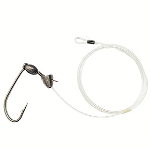 Nouveaux hameçons de pêche en acier inoxydable 7/0 8/0 9/0 Sea Ballyhoo Rig avec manchons de sertissage double barillet pour la pêche en haute mer et la pêche au gros gibier par la traîne - Product Image 3