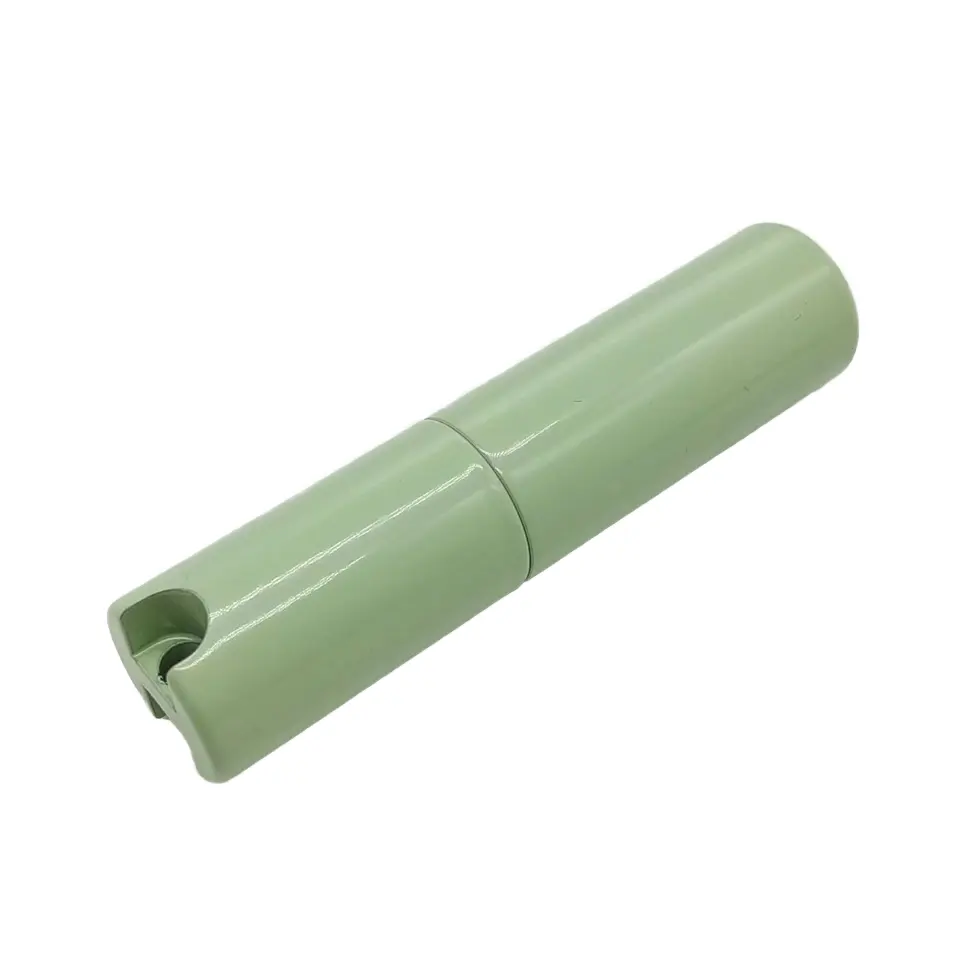 Adesivo per pillole portatile in acciaio inossidabile verde lucido verniciato a polvere con finitura in metallo riciclabile