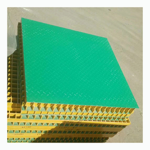 รุ่นตะแกรง FRP ที่มีคุณสมบัติป้องกันไฟและป้องกันการกัดกร่อนมีบริการตัด - Product Image 1