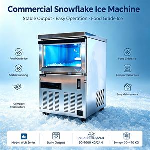 Machine à glace en flocons commerciale, machine à glace en flocons de qualité alimentaire, équipement de fabrication de glace pour cafétéria, bar - Product Image 2